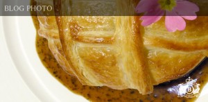京橋フレンチイタリアン東京バルバリのうずらとフォアグラのパイ包焼きマディラソース